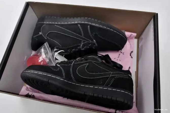 Rep Kickmax Jordan DM7866-001 Phantom 1 Travis Air OG Black x Scott Low 0329